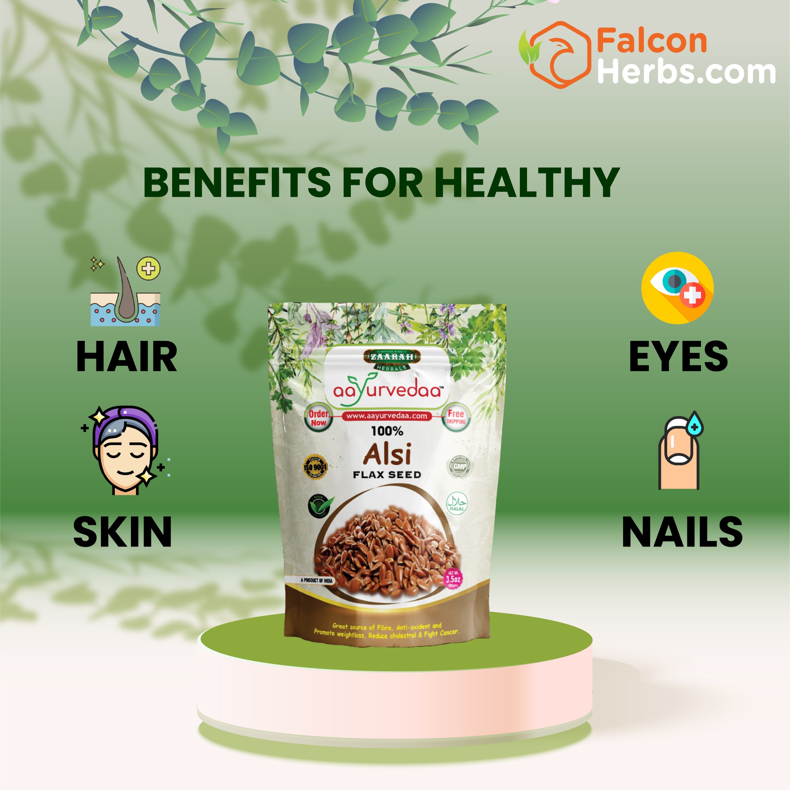 Aayuveda Alsi Flax Seed: Natural Health Benefits for Hair, Skin, and More